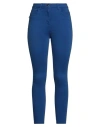 Elisabetta Franchi Woman Jeans Bright Blue Size 32 Cotton, Elastomultiester, Elastane In Blue