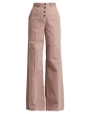 Elisabetta Franchi Woman Jeans Light Brown Size 29 Cotton In Beige