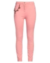 Elisabetta Franchi Woman Jeans Pink Size 29 Cotton, Elastomultiester, Elastane In Pink
