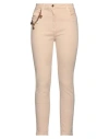Elisabetta Franchi Woman Jeans Sand Size 30 Cotton, Elastomultiester, Elastane In Beige