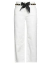 Elisabetta Franchi Woman Jeans White Size 31 Cotton, Elastane In White
