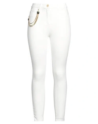 Elisabetta Franchi Jeans In White