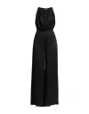 Elisabetta Franchi Woman Jumpsuit Black Size 10 Acetate, Viscose