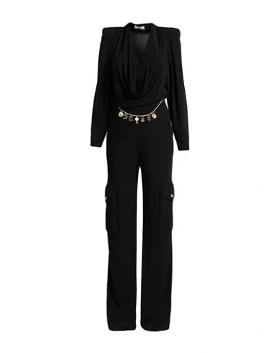 Elisabetta Franchi Woman Jumpsuit Black Size 10 Viscose
