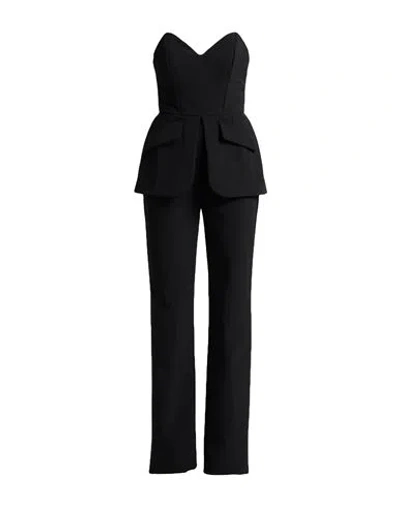 Elisabetta Franchi Woman Jumpsuit Black Size 4 Polyamide, Elastane