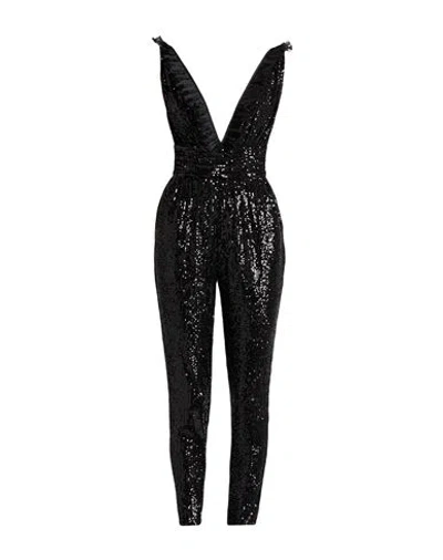 Elisabetta Franchi Woman Jumpsuit Black Size 4 Polyester