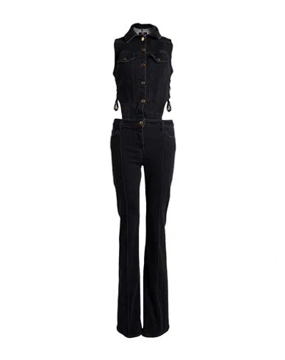 Elisabetta Franchi Woman Jumpsuit Black Size 6 Cotton, Elastane