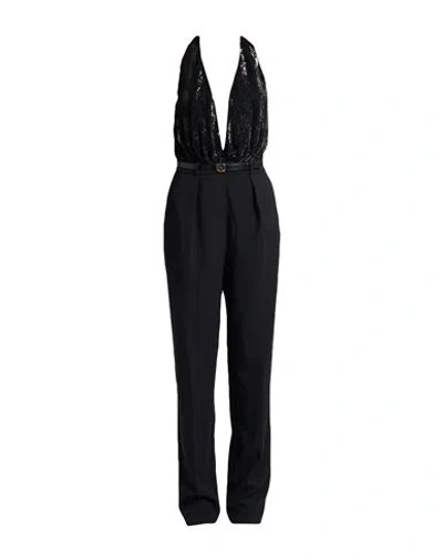 Elisabetta Franchi Woman Jumpsuit Black Size 6 Polyamide, Polyester, Elastane, Polyurethane