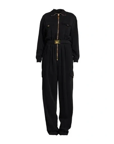 Elisabetta Franchi Woman Jumpsuit Black Size 8 Lyocell