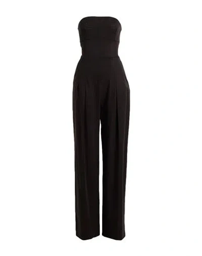 Elisabetta Franchi Woman Jumpsuit Black Size 8 Lyocell, Elastane