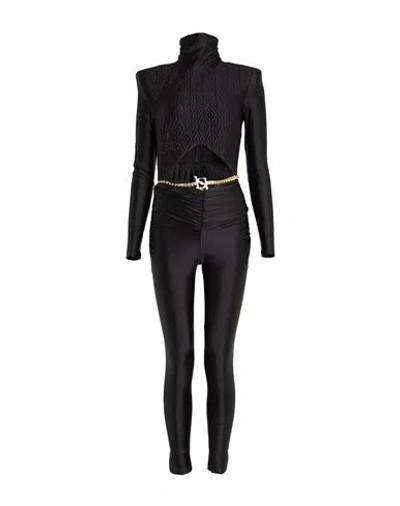 Elisabetta Franchi Woman Jumpsuit Black Size 6 Polyamide, Elastane