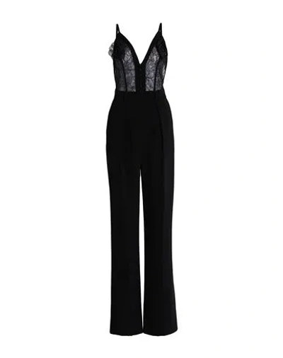 Elisabetta Franchi Woman Jumpsuit Black Size 8 Polyamide, Polyester, Elastane