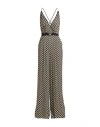 Elisabetta Franchi Woman Jumpsuit Black Size 8 Viscose In Black