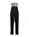 Elisabetta Franchi Woman Jumpsuit Black Size 8 Viscose, Elastane, Polyester