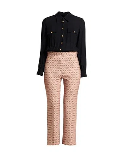 Elisabetta Franchi Woman Jumpsuit Black Size 8 Viscose, Polyester, Elastane
