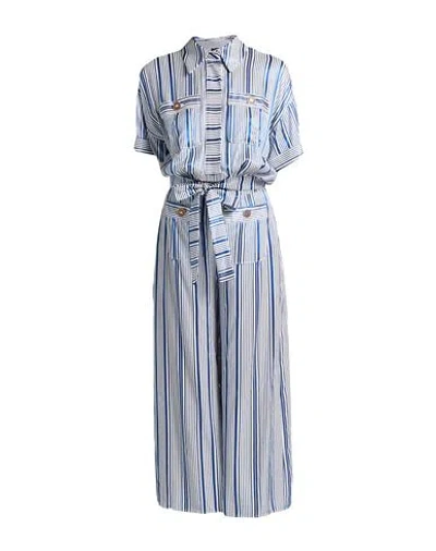 Elisabetta Franchi Woman Jumpsuit Blue Size 6 Viscose