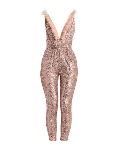 Elisabetta Franchi Woman Jumpsuit Blush Size 2 Polyester In Pink