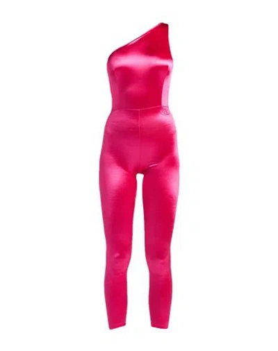 ELISABETTA FRANCHI ELISABETTA FRANCHI WOMAN JUMPSUIT FUCHSIA SIZE 8 POLYAMIDE, ELASTANE