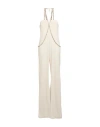 Elisabetta Franchi Woman Jumpsuit Ivory Size 6 Viscose, Polyamide, Elastane In White