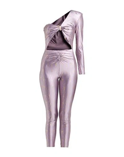 Elisabetta Franchi Woman Jumpsuit Lilac Size 6 Polyamide, Elastane In Purple