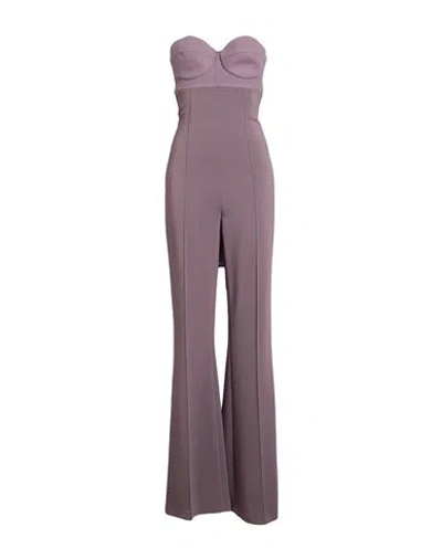 Elisabetta Franchi Woman Jumpsuit Purple Size 6 Viscose, Elastane
