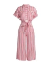 Elisabetta Franchi Woman Jumpsuit Red Size 12 Viscose In Red
