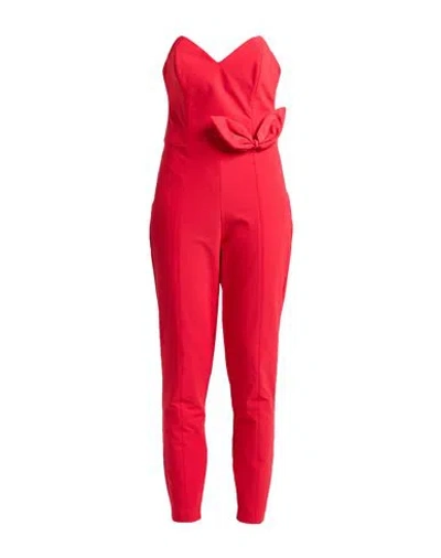 Elisabetta Franchi Woman Jumpsuit Red Size 8 Polyamide, Elastane