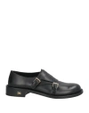 Elisabetta Franchi Woman Loafers Black Size 8 Leather