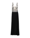 Elisabetta Franchi Woman Maxi Dress Black Size 10 Polyamide, Viscose, Polyester, Elastane