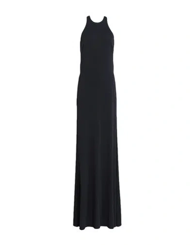 Elisabetta Franchi Woman Maxi Dress Black Size 12 Viscose, Elastane
