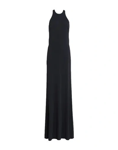 Elisabetta Franchi Woman Maxi Dress Black Size 10 Viscose, Elastane