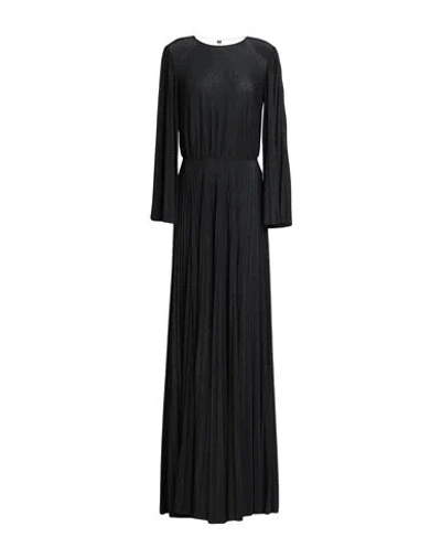 Elisabetta Franchi Woman Maxi Dress Black Size 2 Viscose, Polyester, Polyamide, Elastane