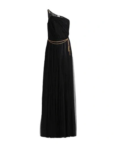 Elisabetta Franchi Woman Maxi Dress Black Size 8 Polyamide