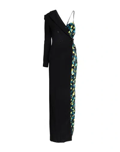 Elisabetta Franchi Woman Maxi Dress Black Size 4 Polyester, Elastane, Polyamide