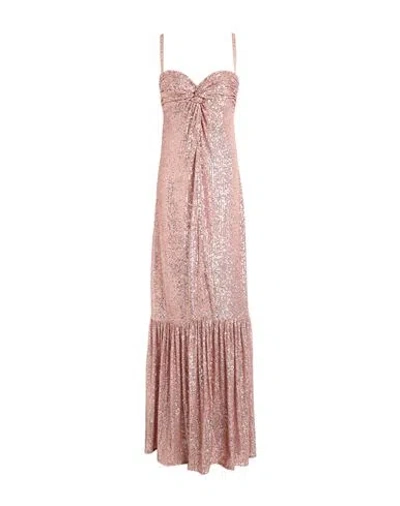 Elisabetta Franchi Woman Maxi Dress Blush Size 6 Polyester, Elastane In Pink