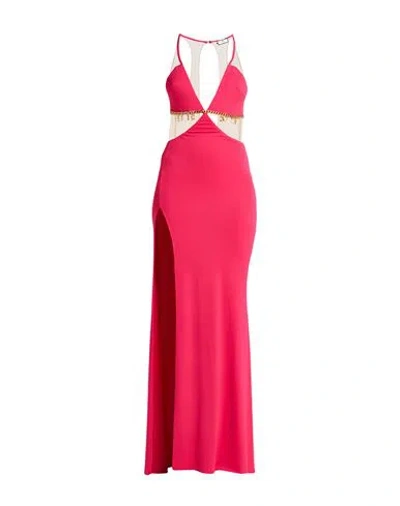 Elisabetta Franchi Woman Maxi Dress Fuchsia Size 6 Viscose, Elastane, Polyamide In Pink