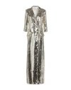 Elisabetta Franchi Woman Maxi Dress Gold Size 6 Polyester