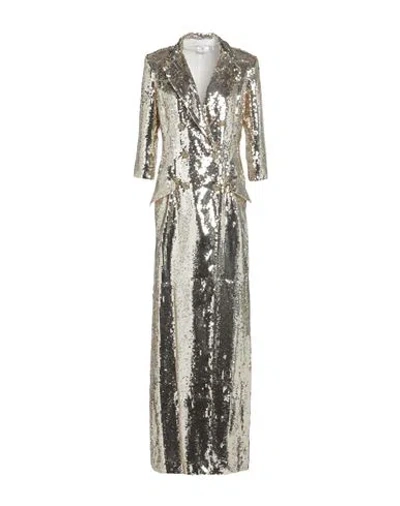 Elisabetta Franchi Woman Maxi Dress Gold Size 6 Polyester