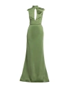 Elisabetta Franchi Woman Maxi Dress Green Size 8 Viscose, Elastane