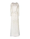 Elisabetta Franchi Red Carpet Woman Maxi Dress Ivory Size 4 Polyamide, Viscose In White