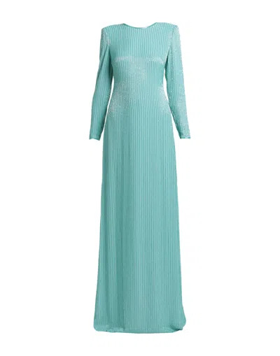 Elisabetta Franchi Long Dresses In Green