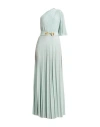 ELISABETTA FRANCHI ELISABETTA FRANCHI WOMAN MAXI DRESS LIGHT GREEN SIZE 4 VISCOSE, POLYESTER, POLYAMIDE, ELASTANE