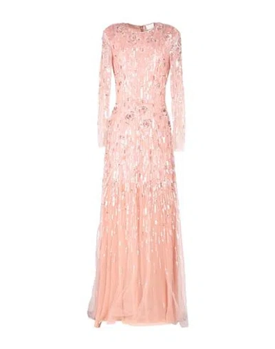 Elisabetta Franchi Red Carpet Woman Maxi Dress Light Pink Size 4 Polyamide, Viscose