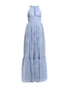 Elisabetta Franchi Long Dresses In Blue