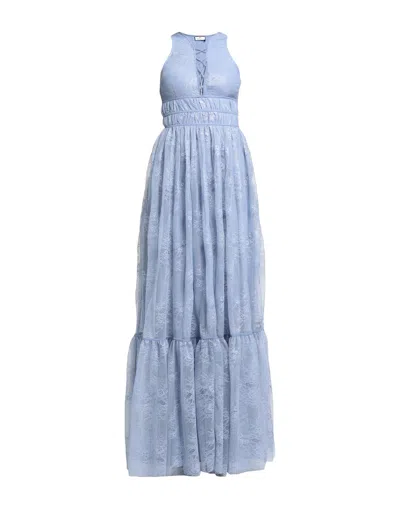 Elisabetta Franchi Long Dresses In Blue
