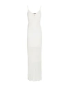 Elisabetta Franchi Woman Maxi Dress White Size 2 Viscose, Polyamide