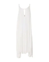 Elisabetta Franchi Woman Maxi Dress White Size 6 Viscose In White