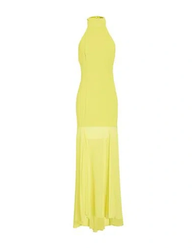 Elisabetta Franchi Halterneck Maxi Dress In Cedro