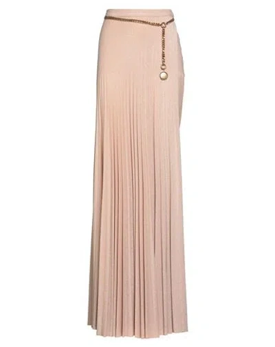 Elisabetta Franchi Woman Maxi Skirt Chocolate Brown Size 8 Viscose, Polyester, Polyamide, Elastane