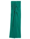 Elisabetta Franchi Woman Maxi Skirt Emerald Green Size 6 Polyester, Elastane